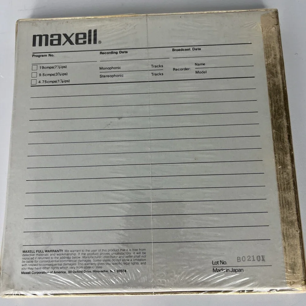 Maxwell UD 25-120 Sound Recording Tape